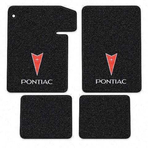 1964-1965 Pontiac LeMans Loop Floor Mats with Embroidered Logo Choices - 4-Piece - product details image 3