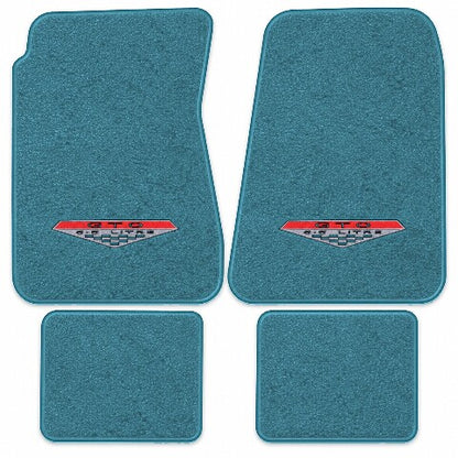 1966-1967 Pontiac GTO Auto Loop Floor Mats with Embroidered Logo Choices - 4-Piece - product details image 10