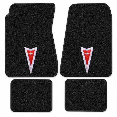 1966-1967 Pontiac GTO 4spd Loop Floor Mats with Embroidered Logo Choices - 4-Piece - product details image 12