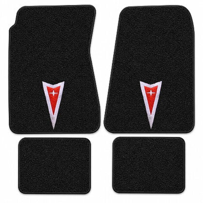 1966-1967 Pontiac GTO 4spd Loop Floor Mats with Embroidered Logo Choices - 4-Piece - product details image 12