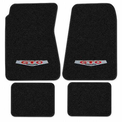 1966-1967 Pontiac GTO 4spd Loop Floor Mats with Embroidered Logo Choices - 4-Piece - product details image 14