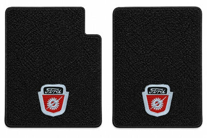 1961-1964 Ford F-100 Loop Floor Mats with Embroidered Logo Choices - 2-Piece - product details image 6