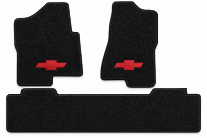 2007 Chevy Silverado 1500 Classic Ext Cab Frts & Rr Logo Floor Mats - 3-Piece - product details image 2
