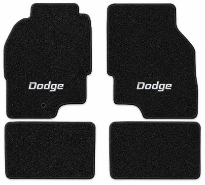 2000 Dodge Avenger Coupe Cutpile Floor Mats with Embroidered Logo Choices - 4-Piece - product details image 2