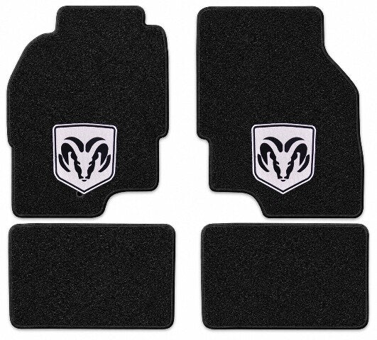 2000 Dodge Avenger Coupe Cutpile Floor Mats with Embroidered Logo Choices - 4-Piece - product details image 3