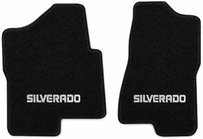 2007 Chevy Silverado 1500 Classic Reg Cab Floor Mats with Embroidered Logo Choices - 2-Piece - product details image 3