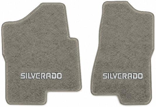 2007 Chevy Silverado 1500 Classic Reg Cab Floor Mats with Embroidered Logo Choices - 2-Piece - product image