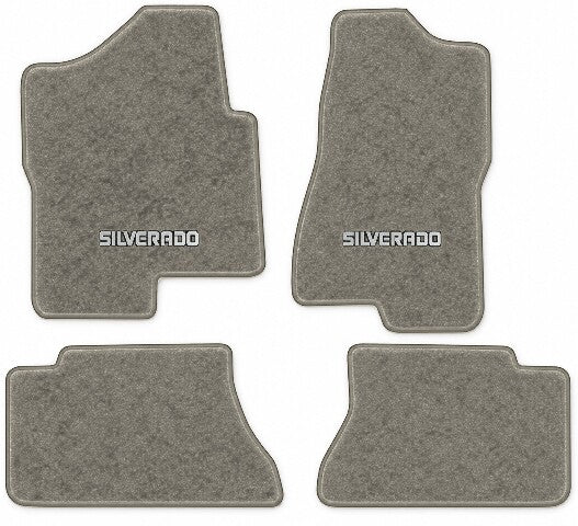 2007 Chevy Silverado 1500 Classic Crew Cab Floor Mats with Embroidered Logo Choices - 4-Piece - product image