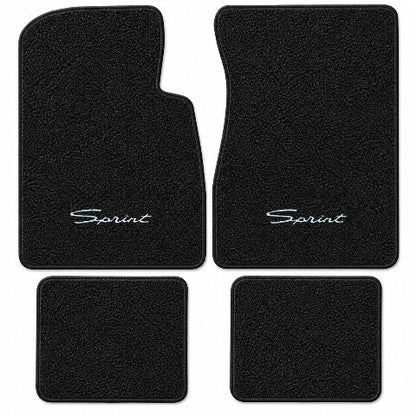 1960-1962 Ford Falcon 2DR/4DR Loop Floor Mats with Embroidered Logo Choices - 4-Piece - product details image 3