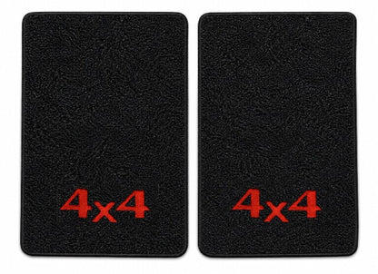 2001-02 Chevy C3500HD Reg Cab/Ext Cab Old Body Floor Mats with Embroidered Logo Choices - 2-Piece - product details image 3
