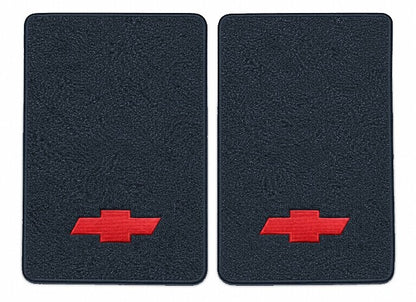 2001-02 Chevy C3500HD Reg Cab/Ext Cab Old Body Floor Mats with Embroidered Logo Choices - 2-Piece - product image
