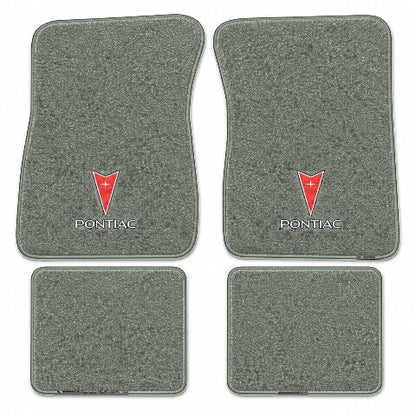1987-1991 Pontiac Bonneville Cutpile Floor Mats with Embroidered Logo Choices - 4-Piece - product image