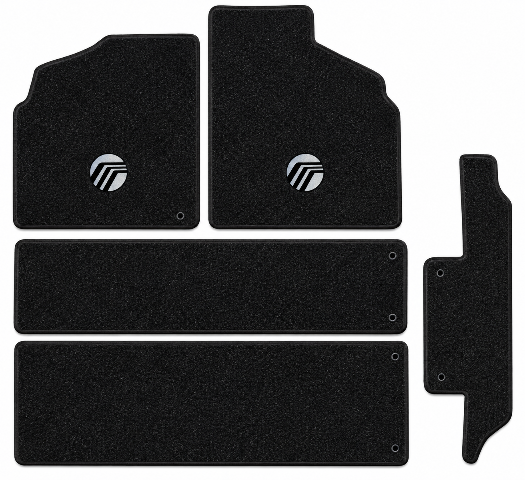 1993-98 Villager Frts Rr Runners & Side Door Floor Mats with Embroidered Logo Choices - 5-Piece - product details image 2