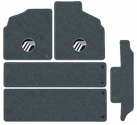 1993-98 Villager Frts Rr Runners & Side Door Floor Mats with Embroidered Logo Choices - 5-Piece - product image