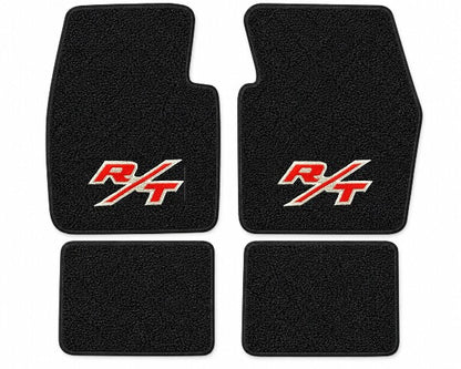 1970-1973 Dodge Challenger Loop Floor Mats with Embroidered Logo Choices - 4-Piece - product details image 7