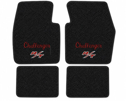 1970-1973 Dodge Challenger Loop Floor Mats with Embroidered Logo Choices - 4-Piece - product details image 8