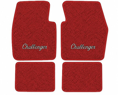 1970-1973 Dodge Challenger Loop Floor Mats with Embroidered Logo Choices - 4-Piece - product image