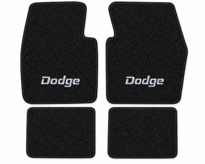 1970-1973 Dodge Challenger Loop Floor Mats with Embroidered Logo Choices - 4-Piece - product details image 14