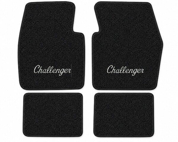 1970-1973 Dodge Challenger Loop Floor Mats with Embroidered Logo Choices - 4-Piece - product details image 15