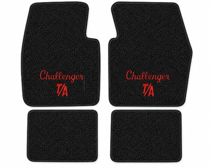1970-1973 Dodge Challenger Loop Floor Mats with Embroidered Logo Choices - 4-Piece - product details image 17