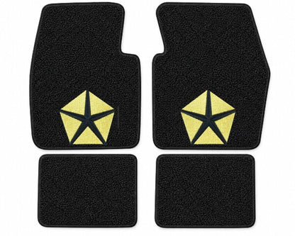1970-1973 Dodge Challenger Loop Floor Mats with Embroidered Logo Choices - 4-Piece - product details image 18