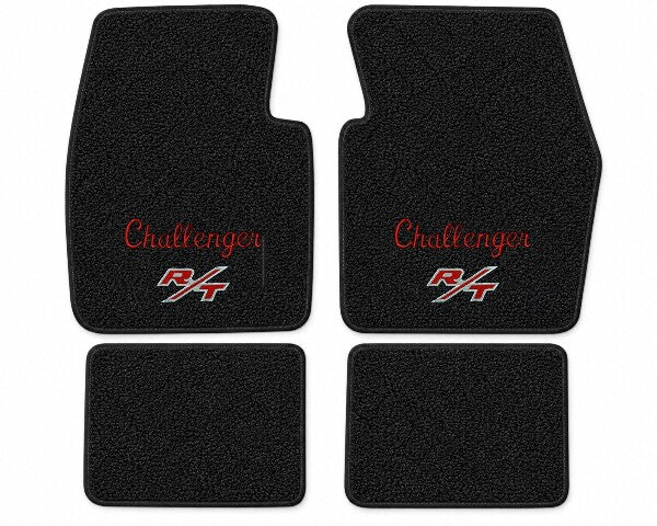 1970-1973 Dodge Challenger Loop Floor Mats with Embroidered Logo Choices - 4-Piece - product details image 20