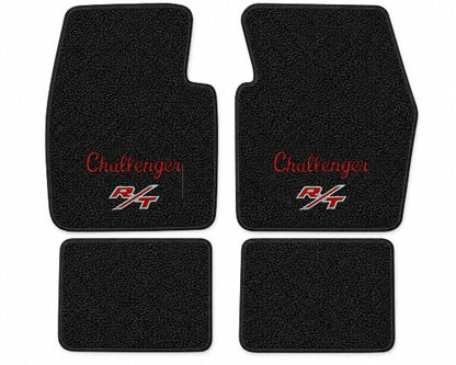 1970-1973 Dodge Challenger Loop Floor Mats with Embroidered Logo Choices - 4-Piece - product details image 20