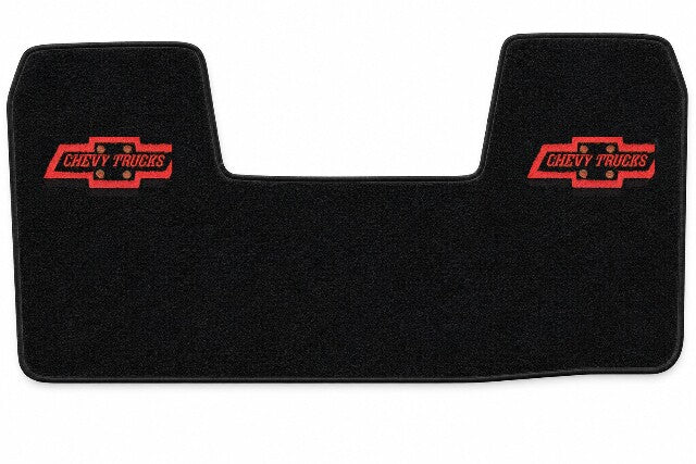 1988-1999 Chevy C1500 Col Shift Cutpile Floor Mat Embroidered Logos Front - 1-Piece - product details image 4