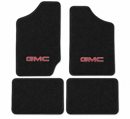 1995-2001 GMC Jimmy Cutpile Floor Mats with Embroidered Logo Choices - 4-Piece - product details image 2