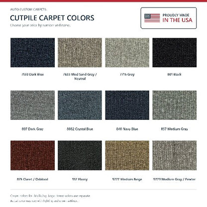 1995-2001 GMC Jimmy Cutpile Floor Mats with Embroidered Logo Choices - 4-Piece - product details image 6
