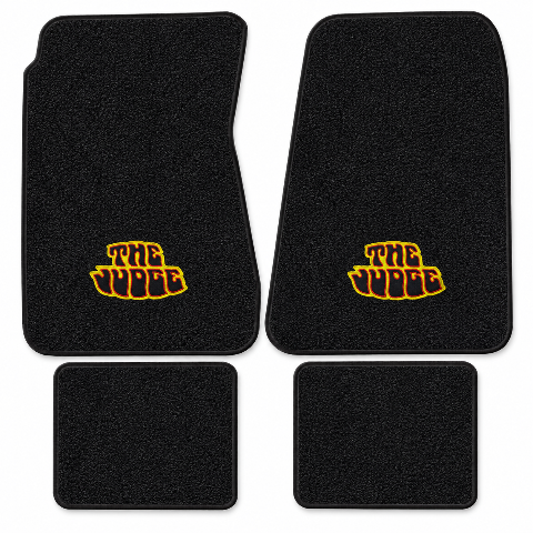 1968-1972 Pontiac GTO Auto Loop Floor Mats with Embroidered Logo Choices - 4-Piece - product details image 2