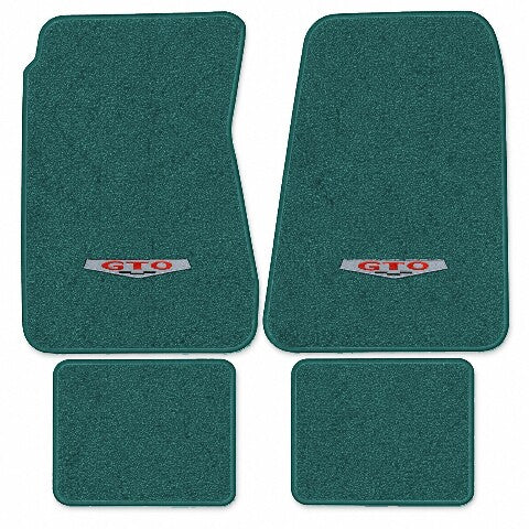 1968-1972 Pontiac GTO Auto Loop Floor Mats with Embroidered Logo Choices - 4-Piece - product image
