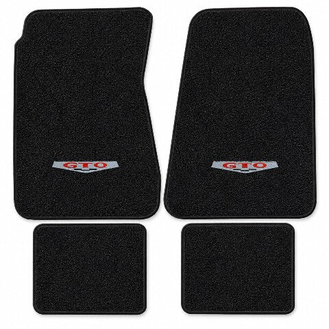 1968-1972 Pontiac GTO Auto Loop Floor Mats with Embroidered Logo Choices - 4-Piece - product details image 5