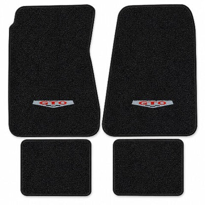 1968-1972 Pontiac GTO Auto Loop Floor Mats with Embroidered Logo Choices - 4-Piece - product details image 5