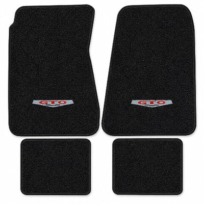 1968-1972 Pontiac GTO Auto Loop Floor Mats with Embroidered Logo Choices - 4-Piece - product details image 14