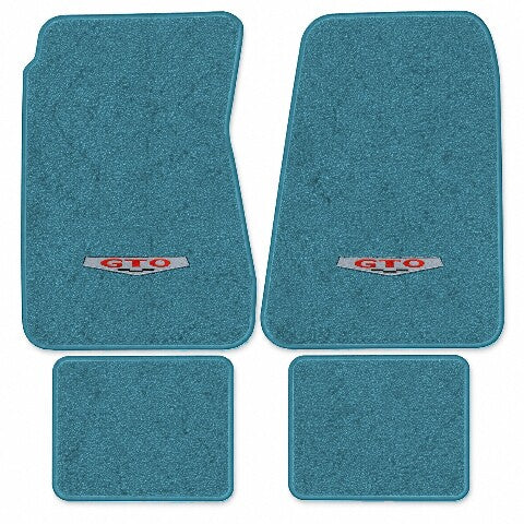 1968-1972 Pontiac GTO Auto Loop Floor Mats with Embroidered Logo Choices - 4-Piece - product details image 10