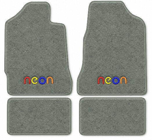 1995-1999 Plymouth Neon Cutpile Floor Mats with Embroidered Logo Choices - 4-Piece - product image