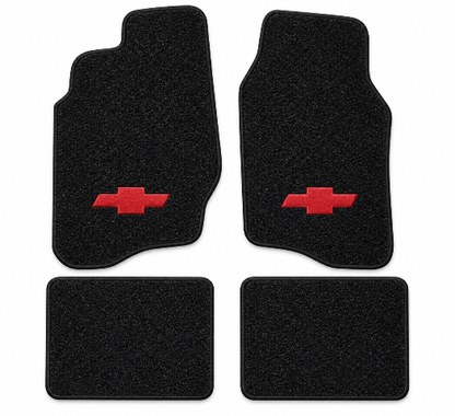 1995-2005 Chevy Cavalier 2DR/4DR Cutpile Floor Mats with Embroidered Logo Choices - 4-Piece - product details image 2