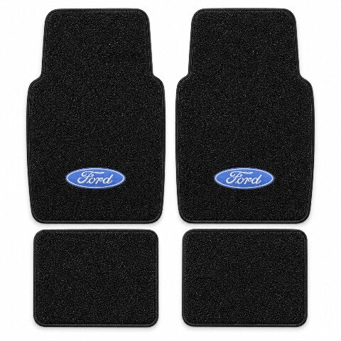 1991-1996 Ford Escort Cutpile Floor Mats with Embroidered Logo Choices - 4-Piece - product details image 3