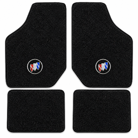 1994-1996 Buick Century Cutpile Floor Mats with Embroidered Logo Choices - 4-Piece - product details image 2
