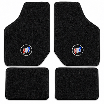 1994-1996 Buick Century Cutpile Floor Mats with Embroidered Logo Choices - 4-Piece - product details image 2