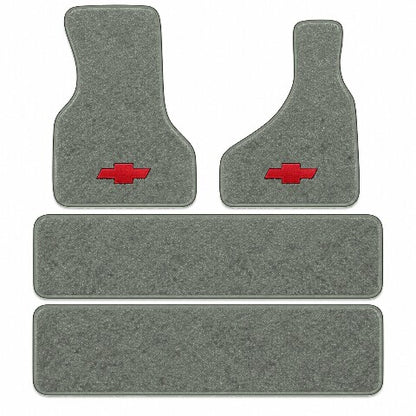 1990-2000 Chevy Astro Frts & Rr Runners Cutpile Floor Mats with Embroidered Logo Choices - 4-Piece - product image