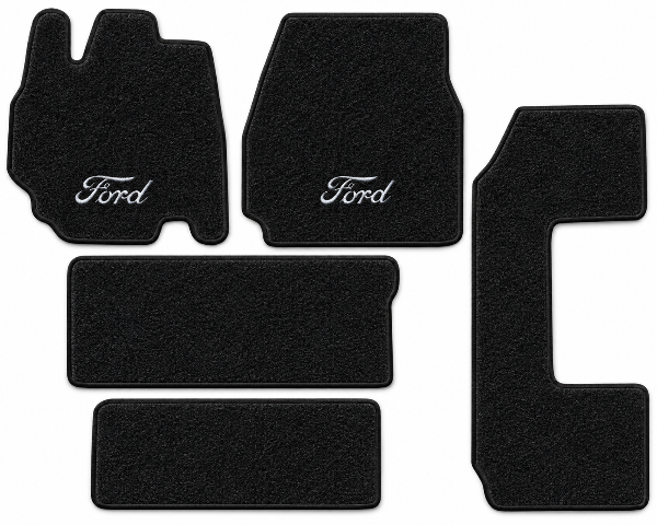 1995-98 Windstar Frts Rr Runners & Side Door Floor Mats with Embroidered Logo Choices - 5-Piece - product details image 2