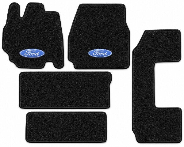1995-98 Windstar Frts Rr Runners & Side Door Floor Mats with Embroidered Logo Choices - 5-Piece - product details image 3
