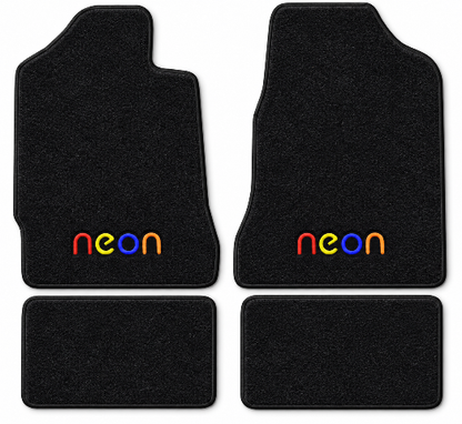 1995-1999 Dodge Neon Cutpile Floor Mats with Embroidered Logo Choices - 4-Piece - product details image 2