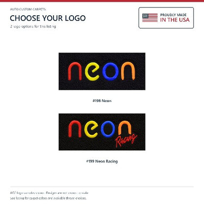 1995-1999 Dodge Neon Cutpile Floor Mats with Embroidered Logo Choices - 4-Piece - product details image 6