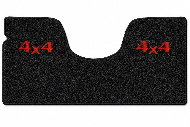 1967-1972 Chevy C10 2WD Auto/3sp No Shifter Loop Floor Mat Embroidered Logos - 1-Piece - product details image 3