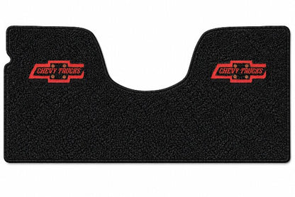 1967-1972 Chevy C10 2WD Auto/3sp No Shifter Loop Floor Mat Embroidered Logos - 1-Piece - product details image 7