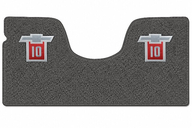 1967-1972 Chevy C10 2WD Auto/3sp No Shifter Loop Floor Mat Embroidered Logos - 1-Piece - product image