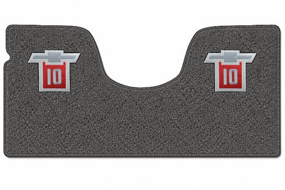 1967-1972 Chevy C10 2WD Auto/3sp No Shifter Loop Floor Mat Embroidered Logos - 1-Piece - product image